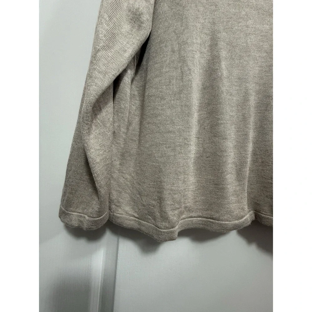 CYRUS Beige Open Front Knit Cardigan Sweater M‎